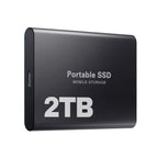 2TB Portable SSD External Hard Drive with USB-C for Mobile Storage 1