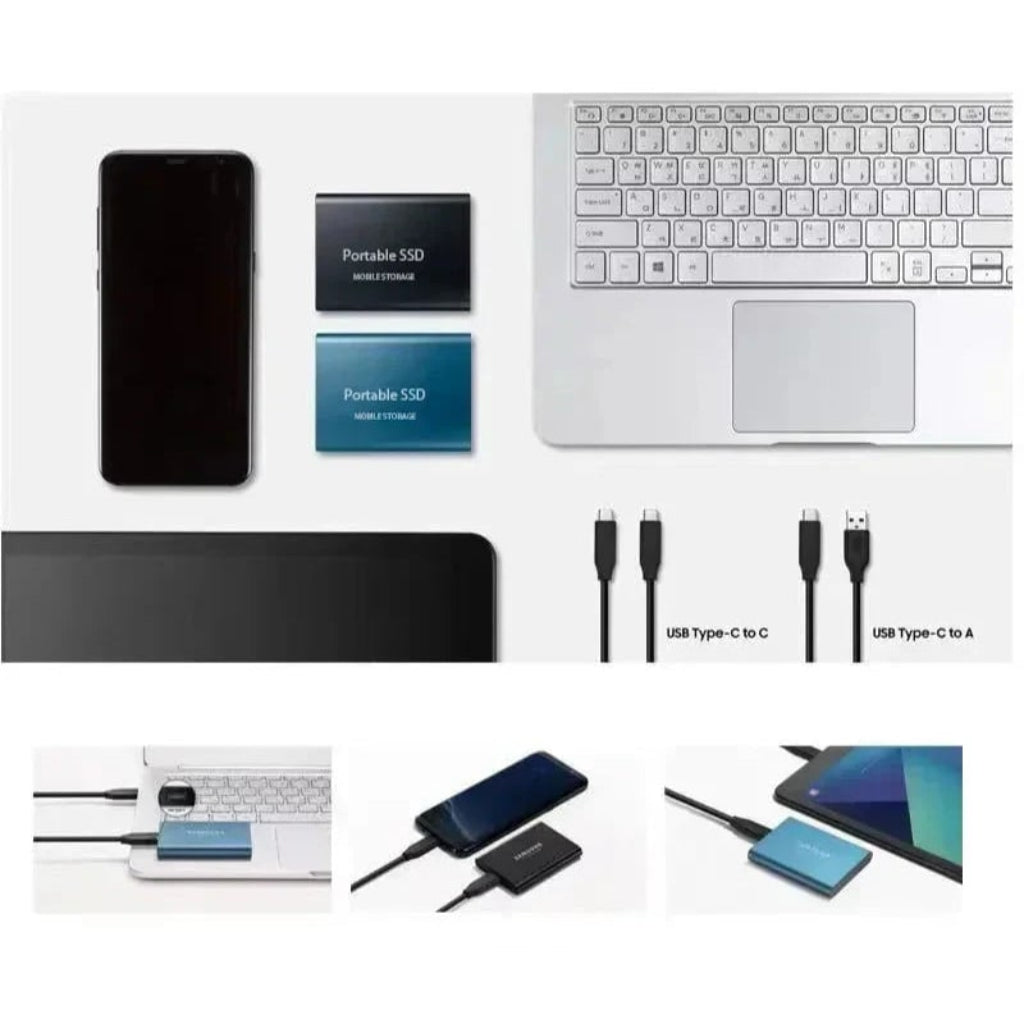2TB Portable SSD External Hard Drive with USB-C for Mobile Storage 7