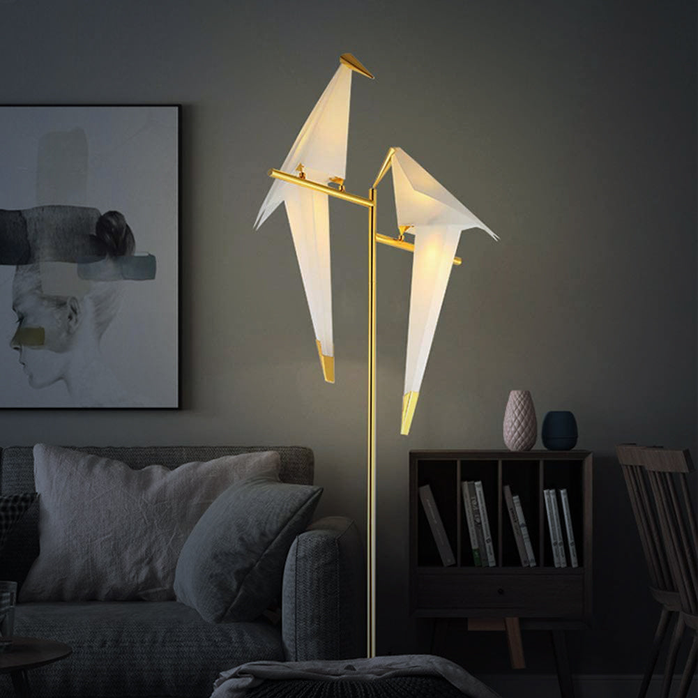 AlaPlica Origami Bird Magnetic Light - Rechargeable LED Sculptural Accent Lamp
