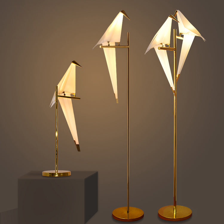 AlaPlica Origami Bird Magnetic Light - Rechargeable LED Sculptural Accent Lamp