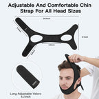 Anti Snoring Chin Strap in Soft Elastic for Improved Sleep Quality 3
