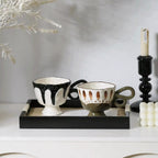 Artisanal Glazed Ceramic Mug with Double-Handle Design – Handmade Pottery Coffee Cup, 280 ml Capacity 2