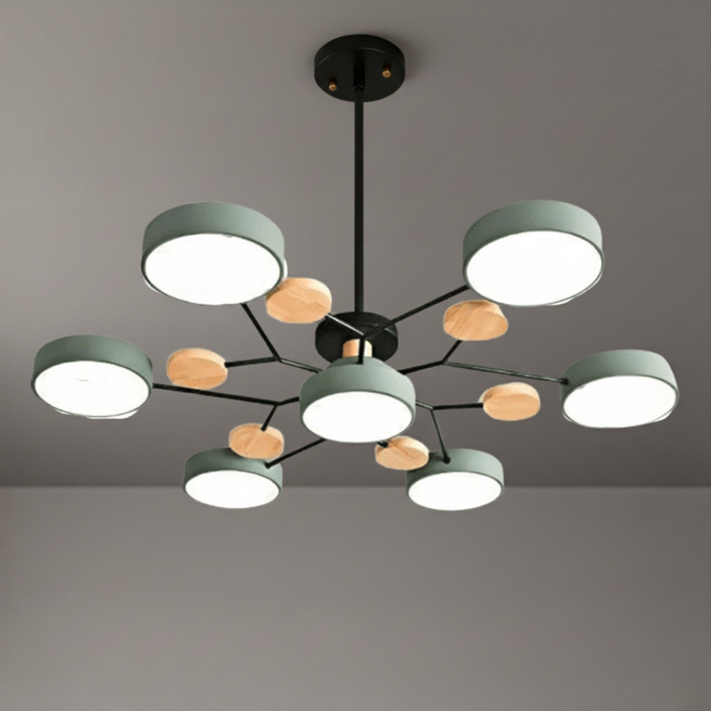 AstraRamus Starburst Branch LED Ceiling Light - Nordic Flush Mount Lamp, 3000K