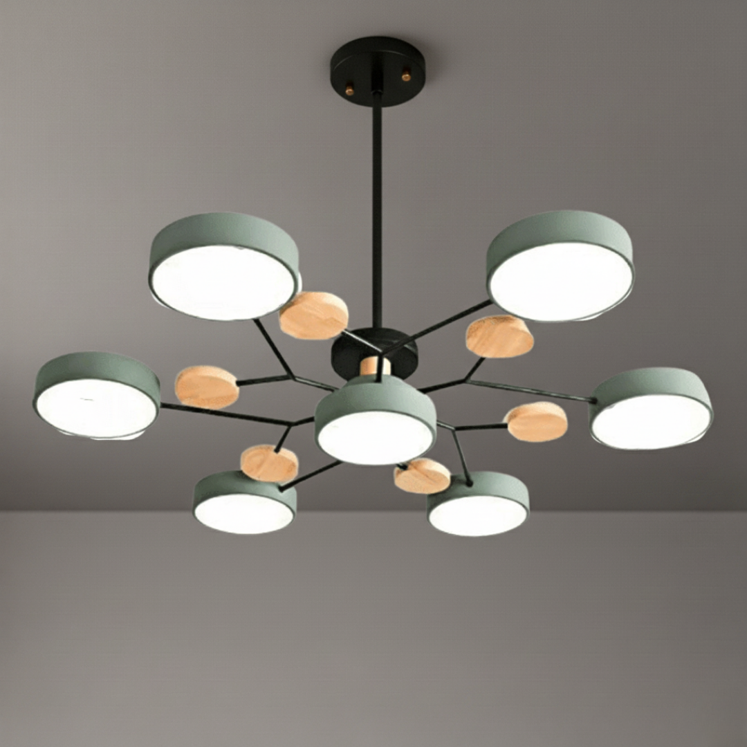 AstraRamus Starburst Branch LED Ceiling Light - Nordic Flush Mount Lamp, 3000K