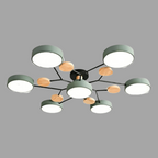 AstraRamus Starburst Branch LED Ceiling Light - Nordic Flush Mount Lamp, 3000K