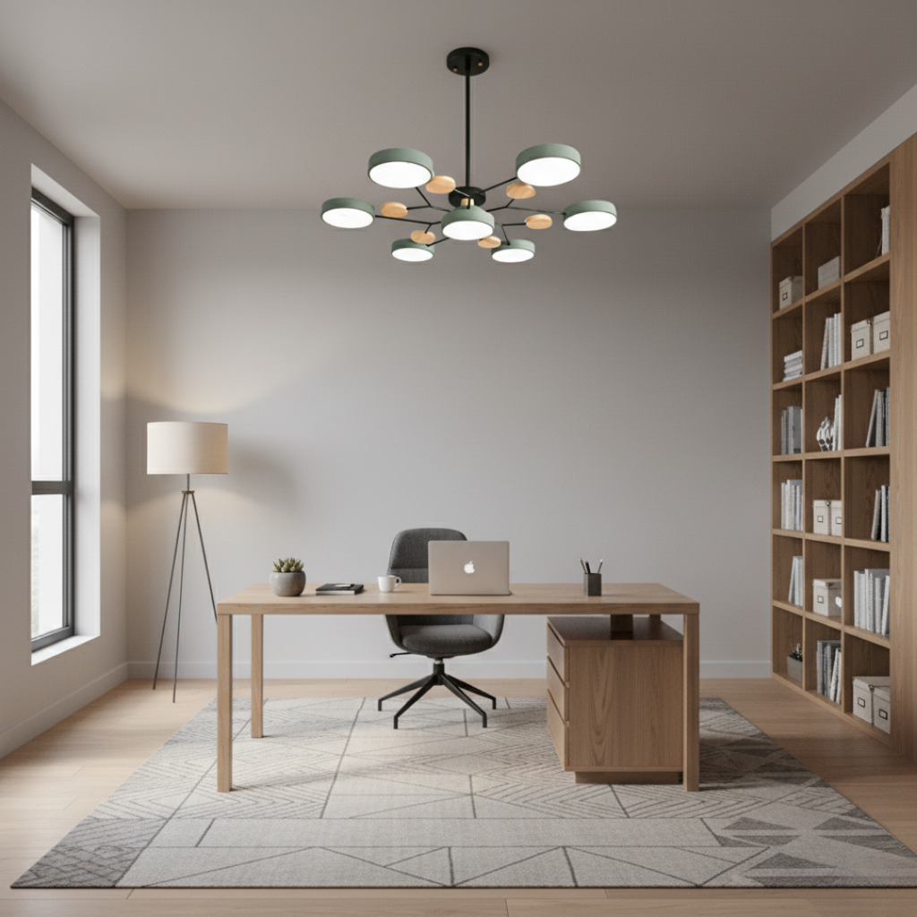 AstraRamus Starburst Branch LED Ceiling Light - Nordic Flush Mount Lamp, 3000K