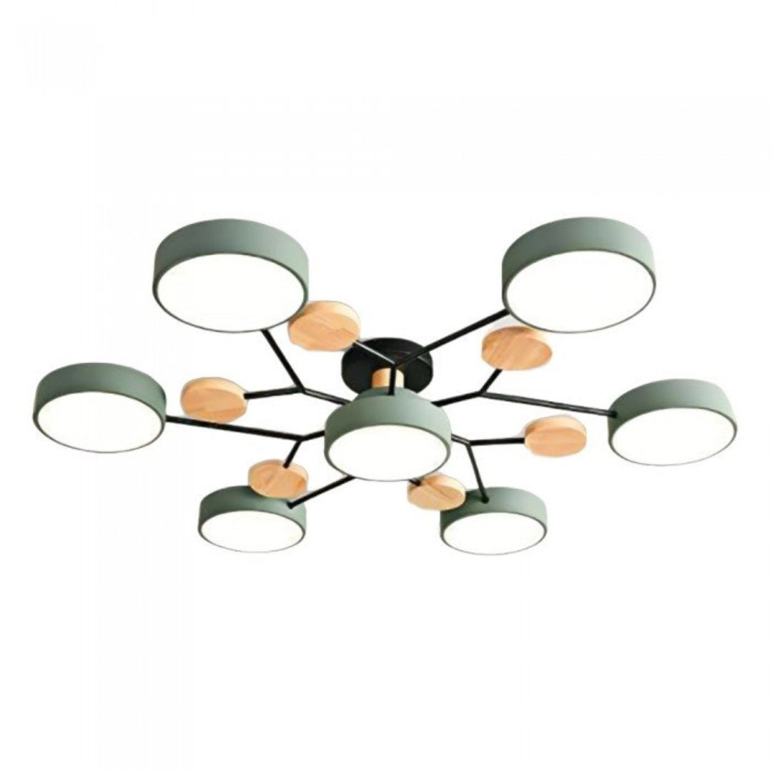 AstraRamus Starburst Branch LED Ceiling Light - Nordic Flush Mount Lamp, 3000K