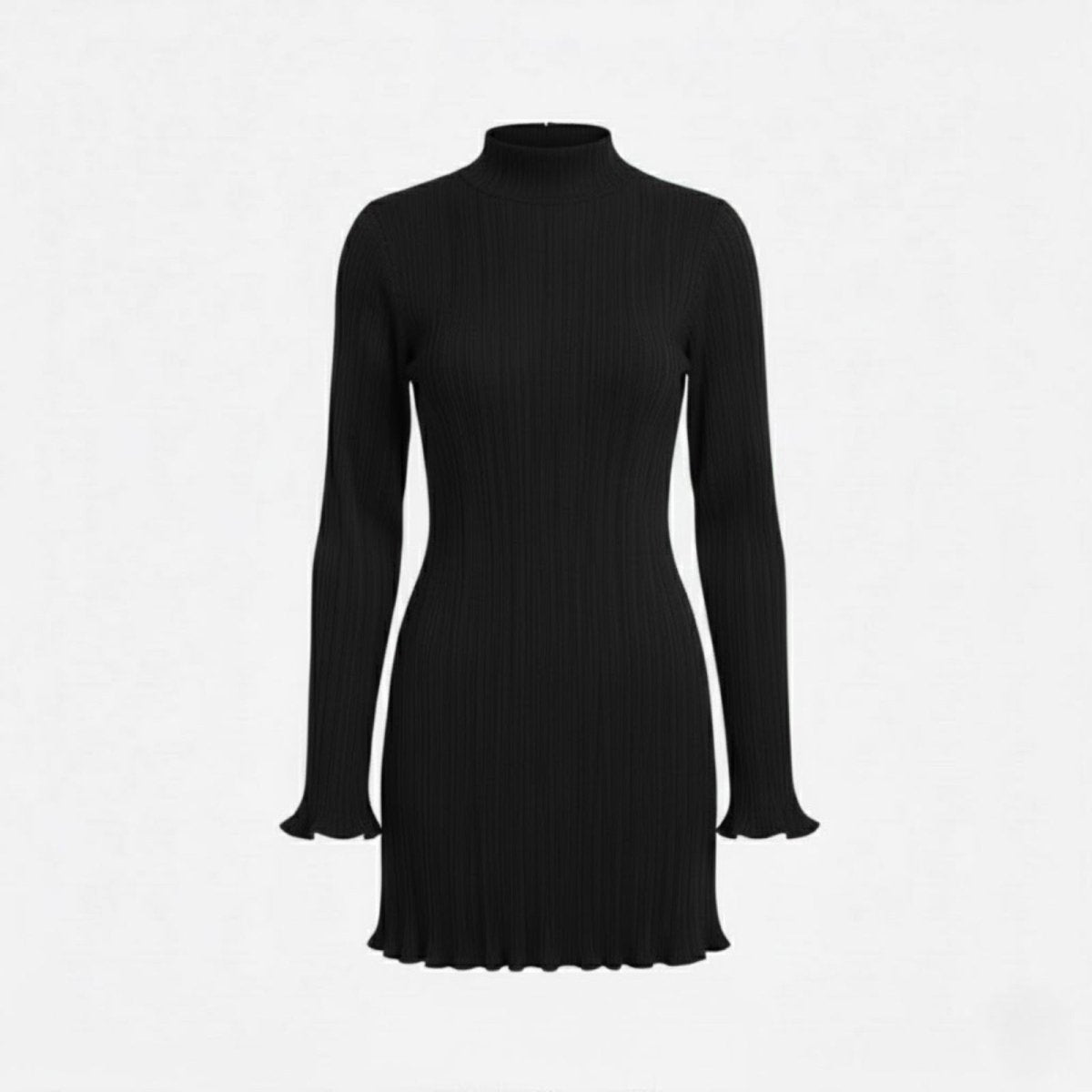 Ava Women's Cocktail Dress | Soft Viscose Blend, Bodycon Black Dress 3