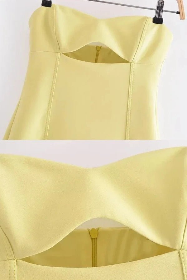 Ava Women's Dress | Structured Crepe, Elegant A-Line Summer Cocktail 7