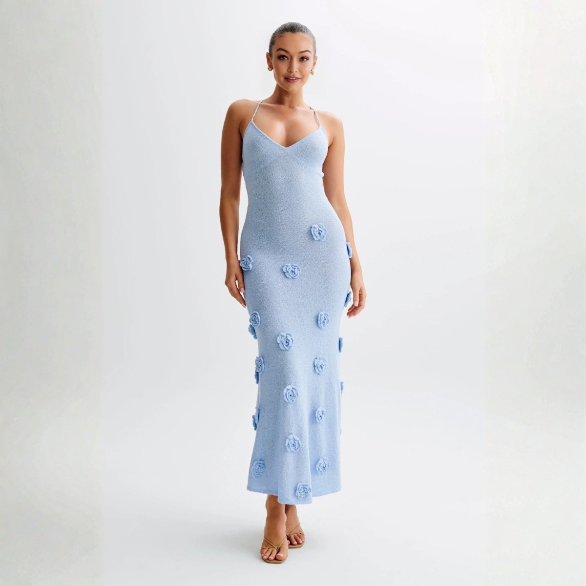 Ava Women's Midi Dress | Premium Viscose Blend, Elegant Design 10