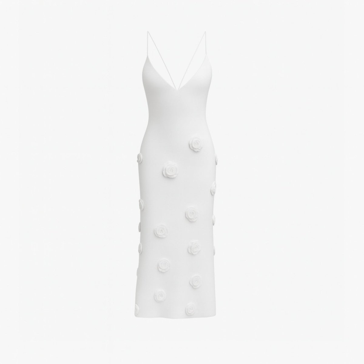 Ava Women's Midi Dress | Premium Viscose Blend, Elegant Design 11