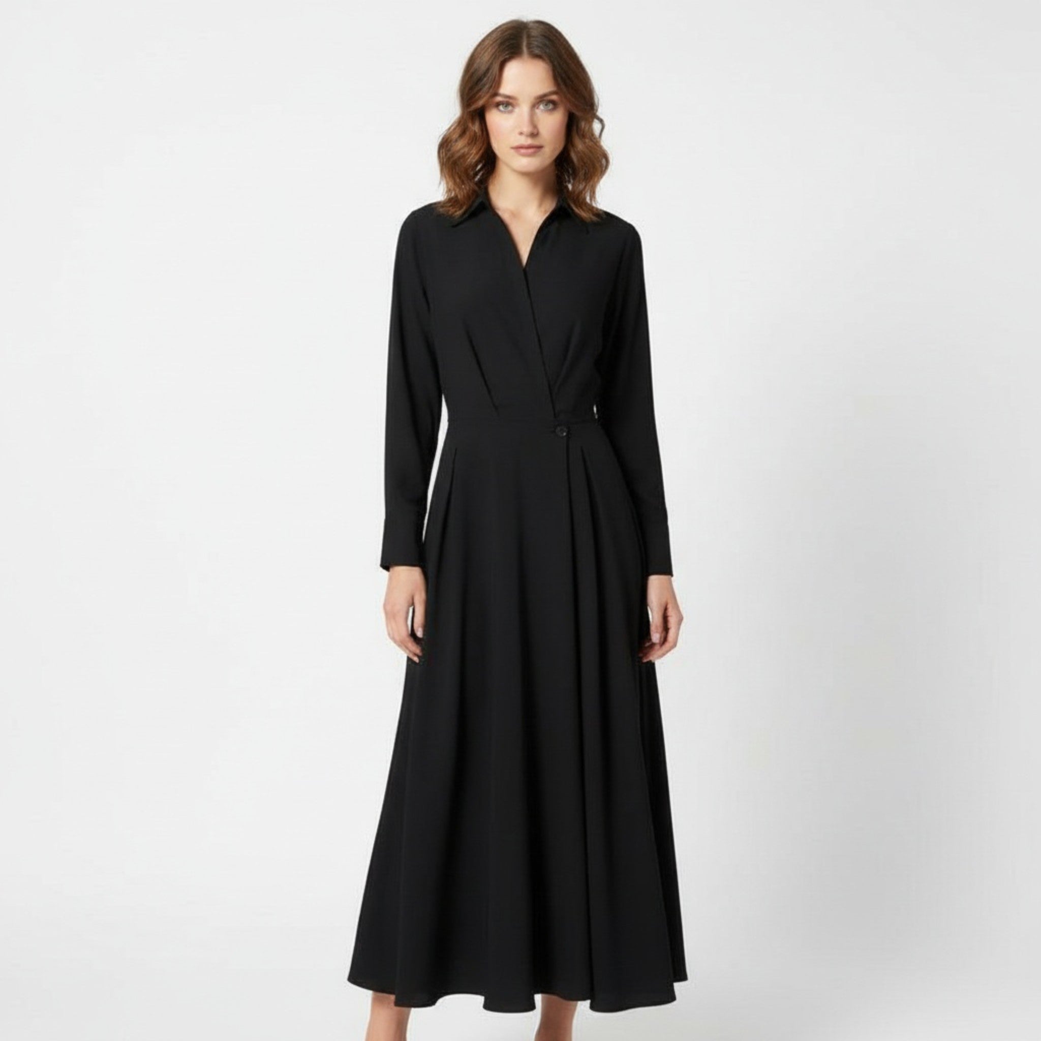 Aveline Women's Dress | Cotton-Blend, Timeless Elegance 5