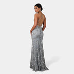 Aveline Women's Maxi Dress | Elegant Sequin Design, Fitted Silhouette 5