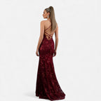 Aveline Women's Maxi Dress | Elegant Sequin Design, Fitted Silhouette 6