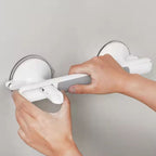 Bathroom Grab Bar with Ergonomic Grip – Tool-Free Installation for Showers and Bathtubs, Anti-Slip Safety Rail 7