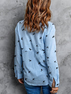 Bella Women's Shirt | Comfortable Polyester Blend, Printed Design 4