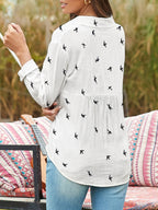 Bella Women's Shirt | Comfortable Polyester Blend, Printed Design 6