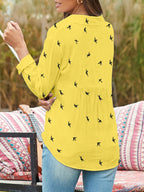 Bella Women's Shirt | Comfortable Polyester Blend, Printed Design 7