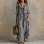 Bohemian Striped Maxi Dress with Ruffles - Elegant Summer Dress for Women 51