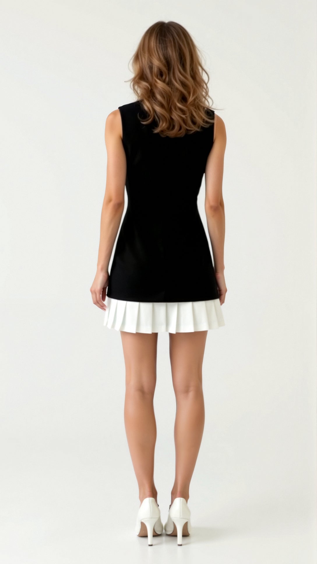 Celine Women's Black Dress | Sleek Fitted Bodice, Mini Length 1