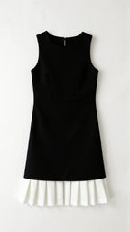 Celine Women's Black Dress | Sleek Fitted Bodice, Mini Length 2