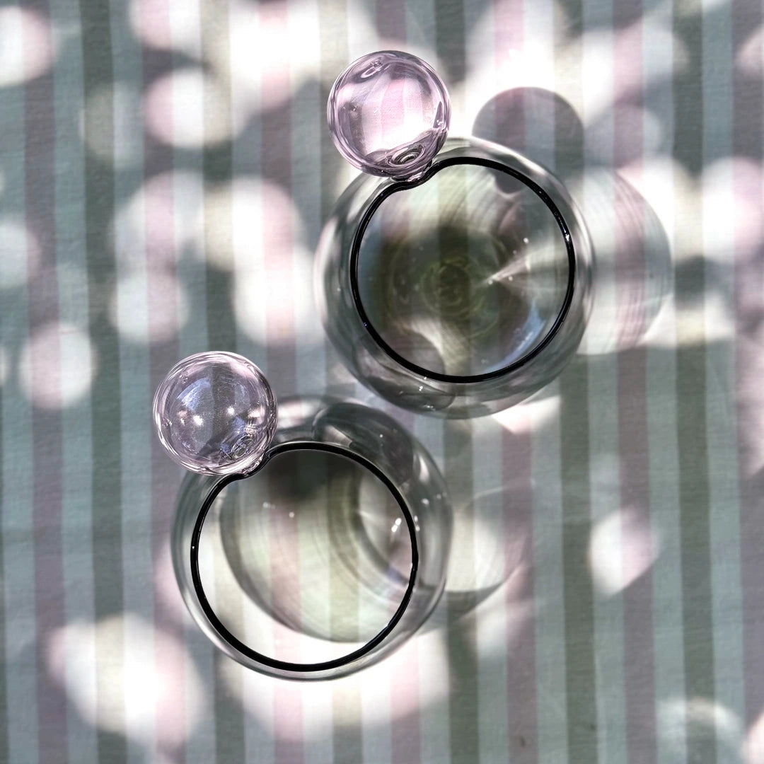 Colorful Bubble Design Glassware – 400ml Cocktail Glasses for Juices and Beverages, Dishwasher Safe, Modern and Durable 3