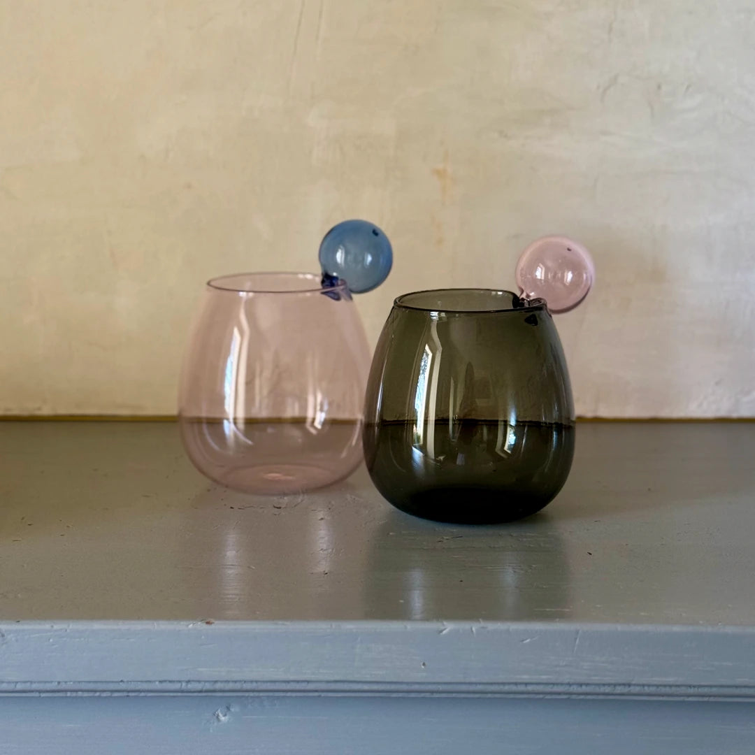 Colorful Bubble Design Glassware – 400ml Cocktail Glasses for Juices and Beverages, Dishwasher Safe, Modern and Durable 4