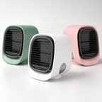 Compact Air Cooler and Humidifier with USB Power and LED Light 00