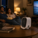 Compact Air Cooler and Humidifier with USB Power and LED Light 444
