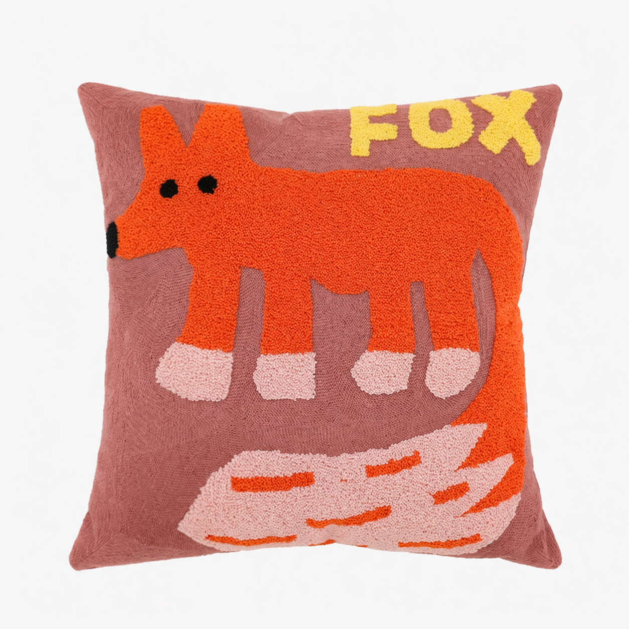 Cute Animals Art Throw Pillow – Soft Decorative Cushion for Couch and Bedroom Decor