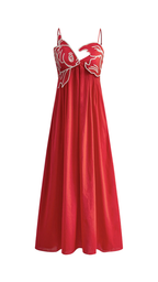 Daisy Women's Maxi Dress | Embroidered Lightweight Fabric, Elegant Summer Style 2