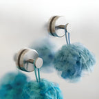 Durable Stainless Steel Shower Hooks with Vacuum-Suction Design for Easy Bathroom Storage – Holds Up to 7kg 0
