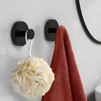 Durable Stainless Steel Shower Hooks with Vacuum-Suction Design for Easy Bathroom Storage – Holds Up to 7kg 3
