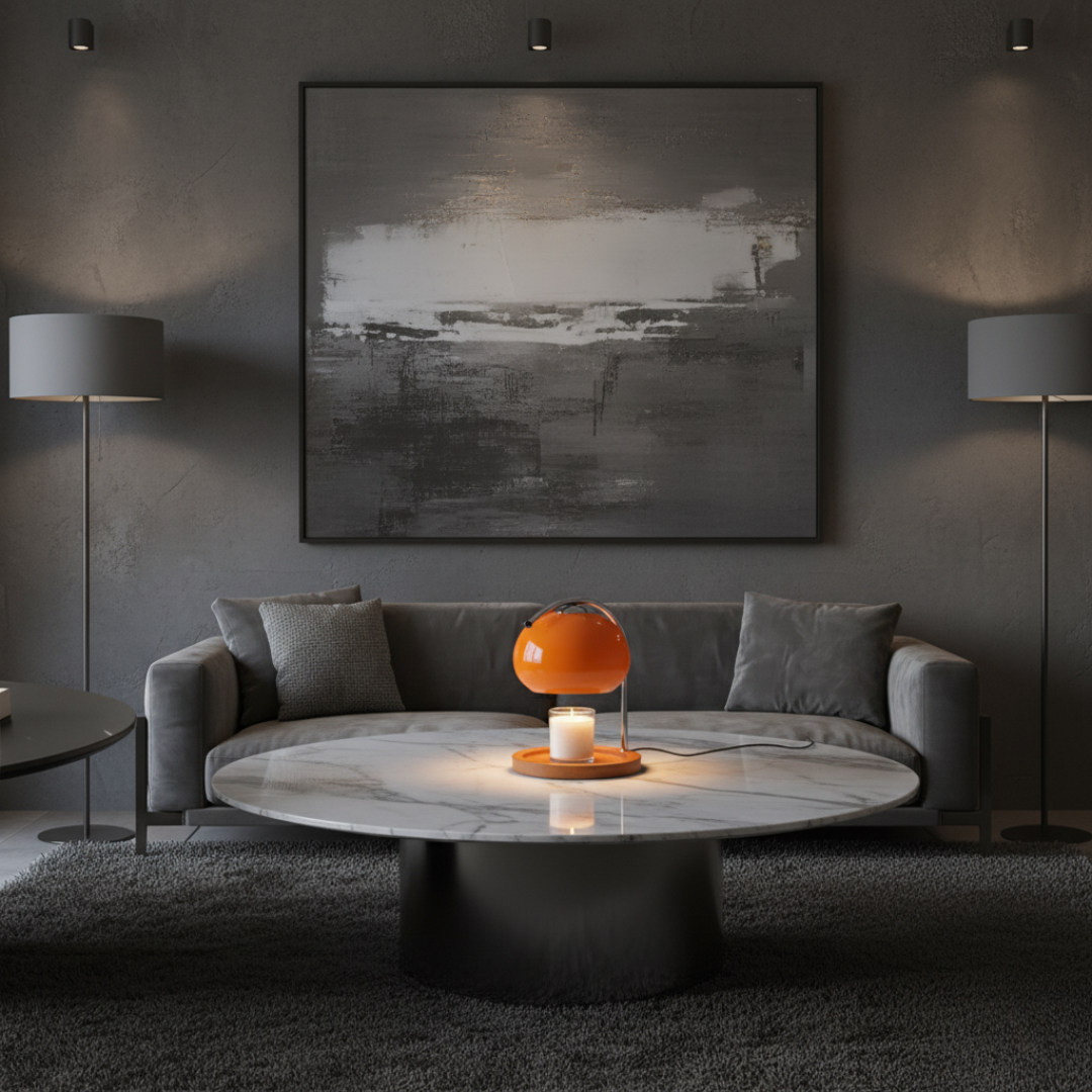 Electric Candle Warmer Lamp - Dimmable Flame-Free Melting Light for Jar Candles