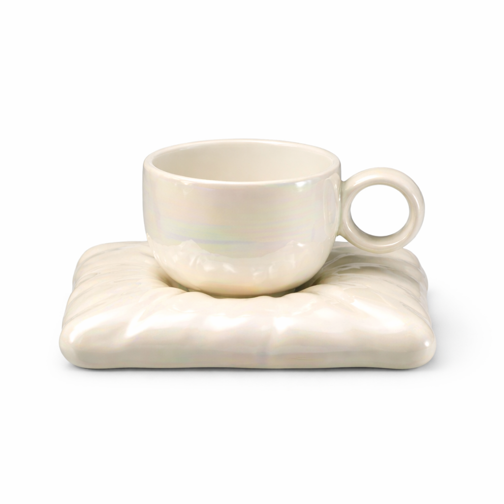 Elegant Minimalist Porcelain Cups 300 ml – Dishwasher and Microwave Safe Mugs for Coffee and Tea 10