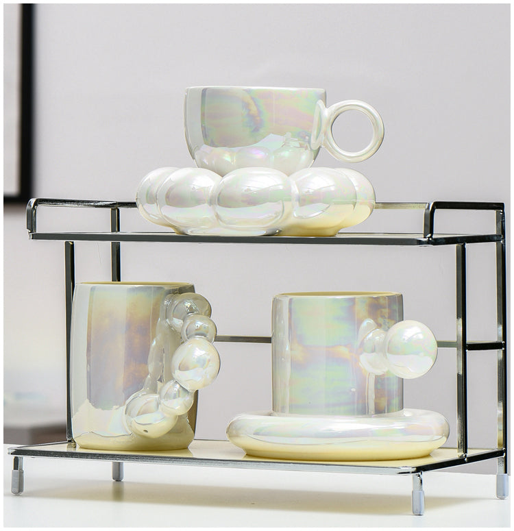 Elegant Minimalist Porcelain Cups 300 ml – Dishwasher and Microwave Safe Mugs for Coffee and Tea 3