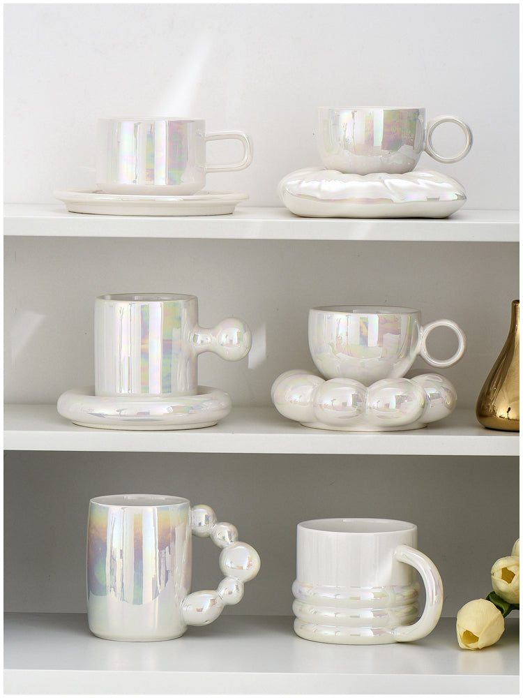 Elegant Minimalist Porcelain Cups 300 ml – Dishwasher and Microwave Safe Mugs for Coffee and Tea 4