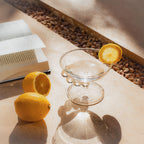 Elegant Wine Glass with Circular Handle – Modern Mediterranean Design for Home Decor 3