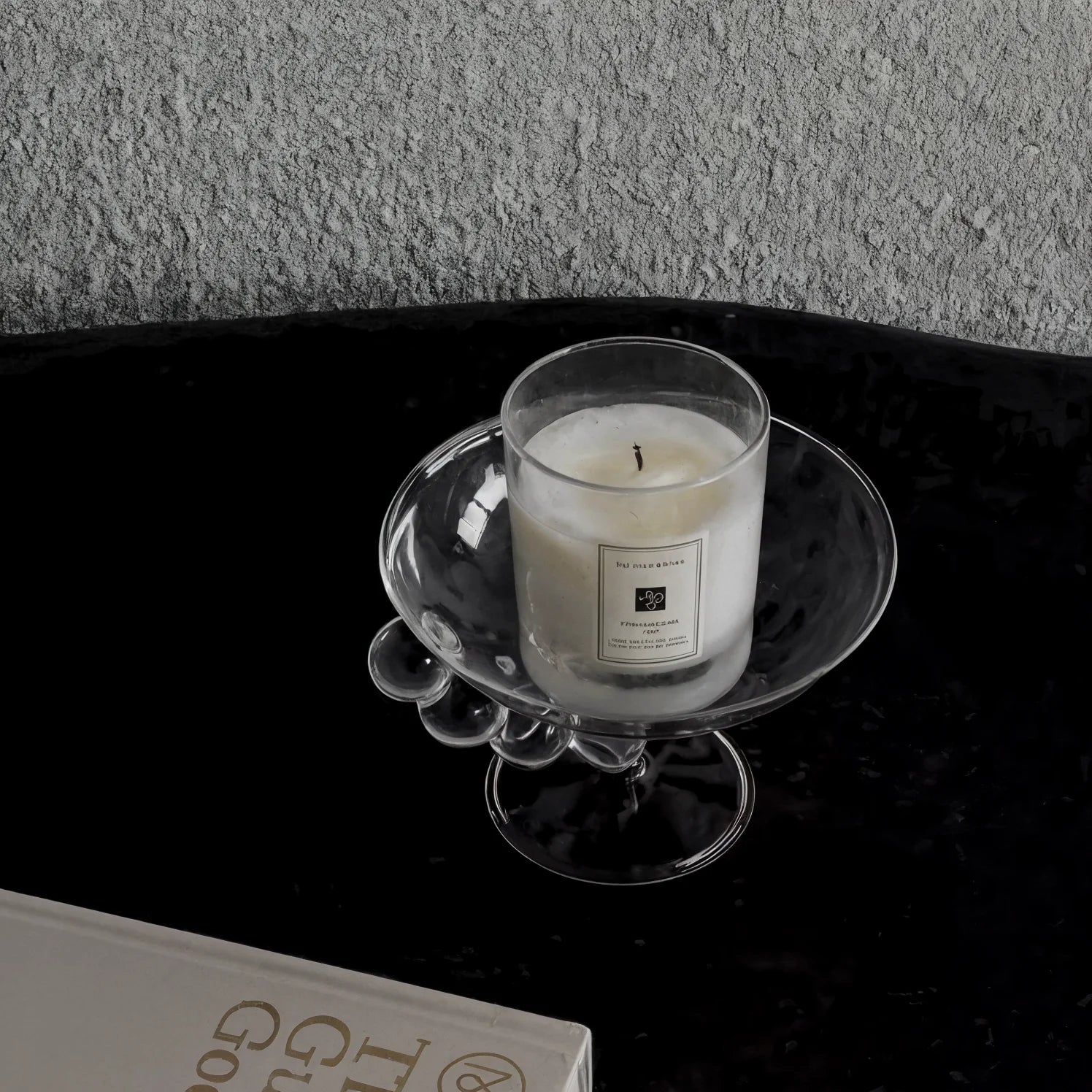 Elegant Wine Glass with Circular Handle – Modern Mediterranean Design for Home Decor 5