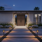 Emberis Solar Garden Torches - 96 LED Flickering Flame Effect Outdoor Lights, IP65