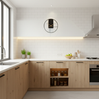 EquilibrioAure Geometric Wall Clock - Black & Gold Minimalist Metal Timepiece