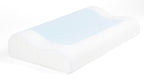 Ergonomic Gel Foam Pillow with Cooling Gel and Head Recess 50x30cm 4