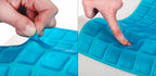 Ergonomic Gel Foam Pillow with Cooling Gel and Head Recess 50x30cm 7