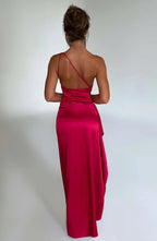 Eva Women's Maxi Dress | One-Shoulder Asymmetrical Elegance - 3