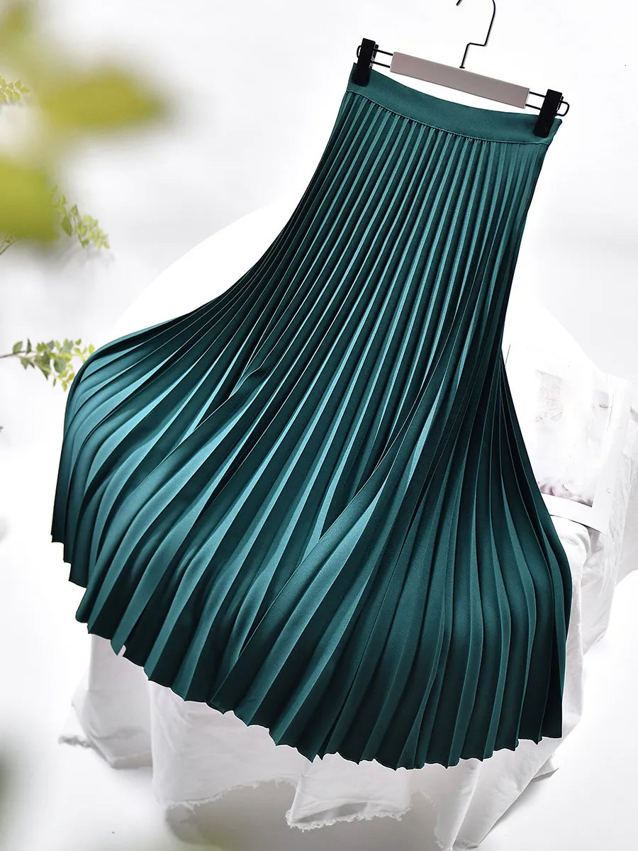 Evelyn Women's Maxi Skirt | Pleated Design for Spring 4
