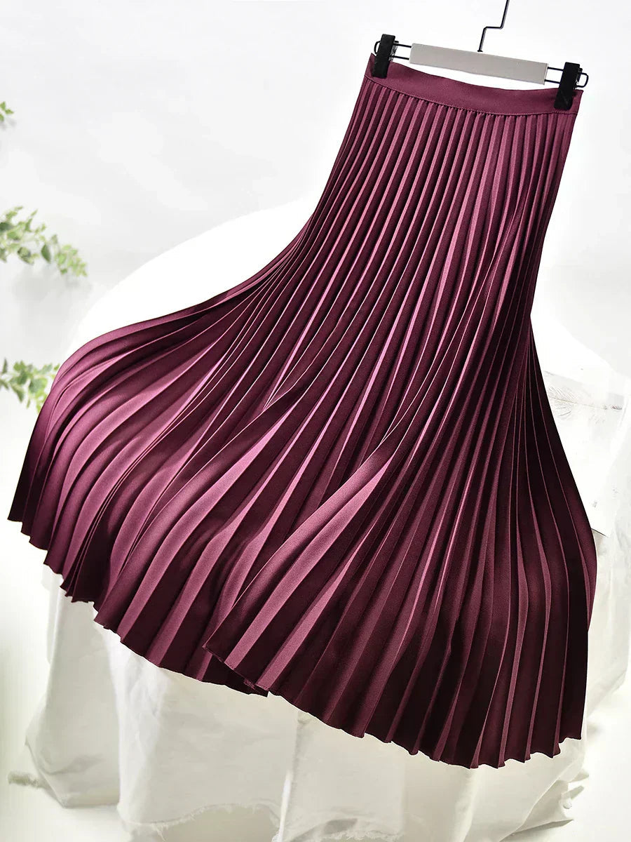 Evelyn Women's Maxi Skirt | Pleated Design for Spring 6