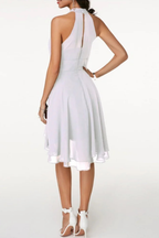 Evelyn Women's Mini Dress | Halter Neck, Ruffled Hem, Summer Elegance 6