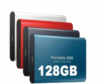 External SSD 128GB in Aluminium for Fast Data Transfer 0