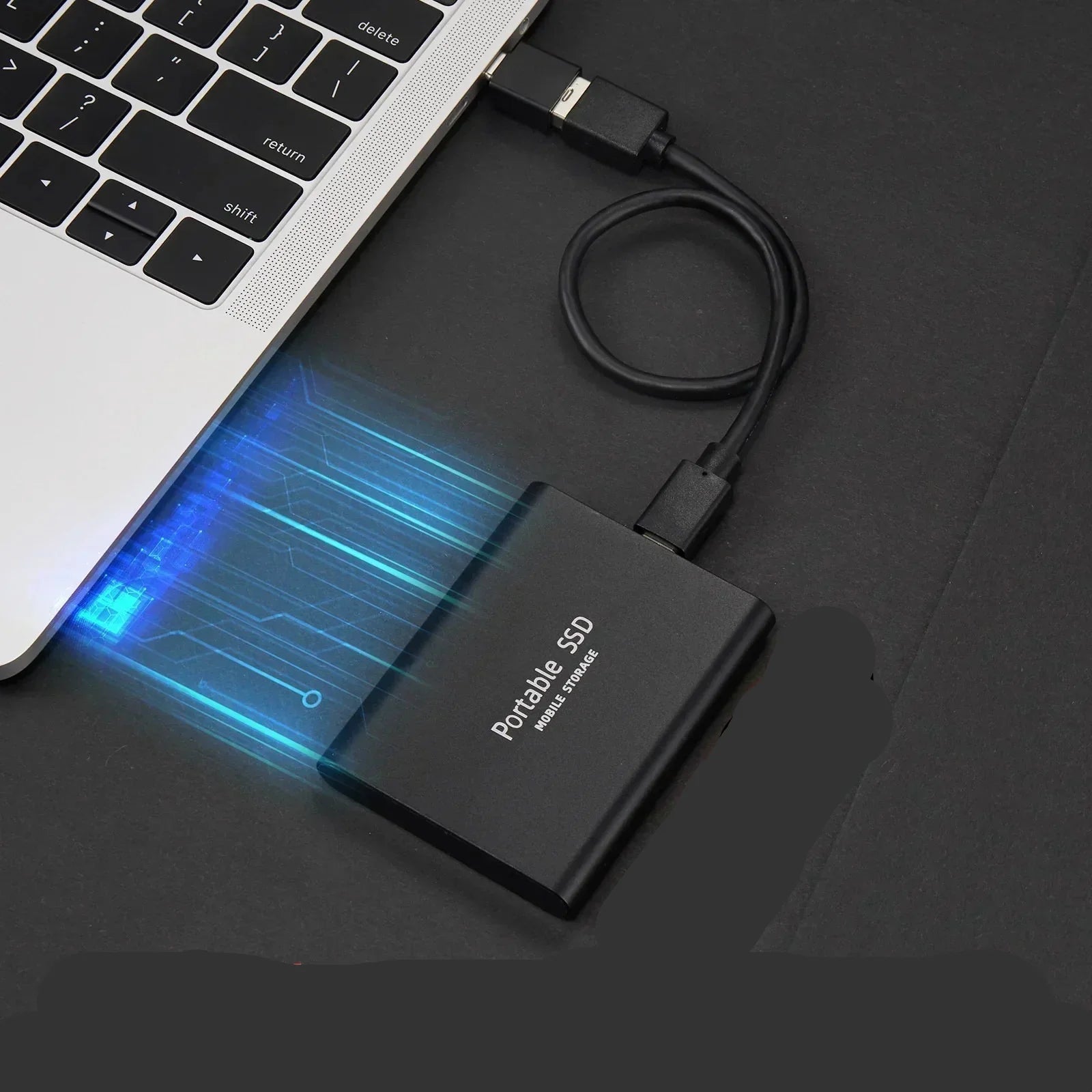 External SSD 128GB in Aluminium for Fast Data Transfer 1