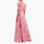 Fiona Women's Floral Cocktail Dress | Puff Sleeves, Elegant Fit 3